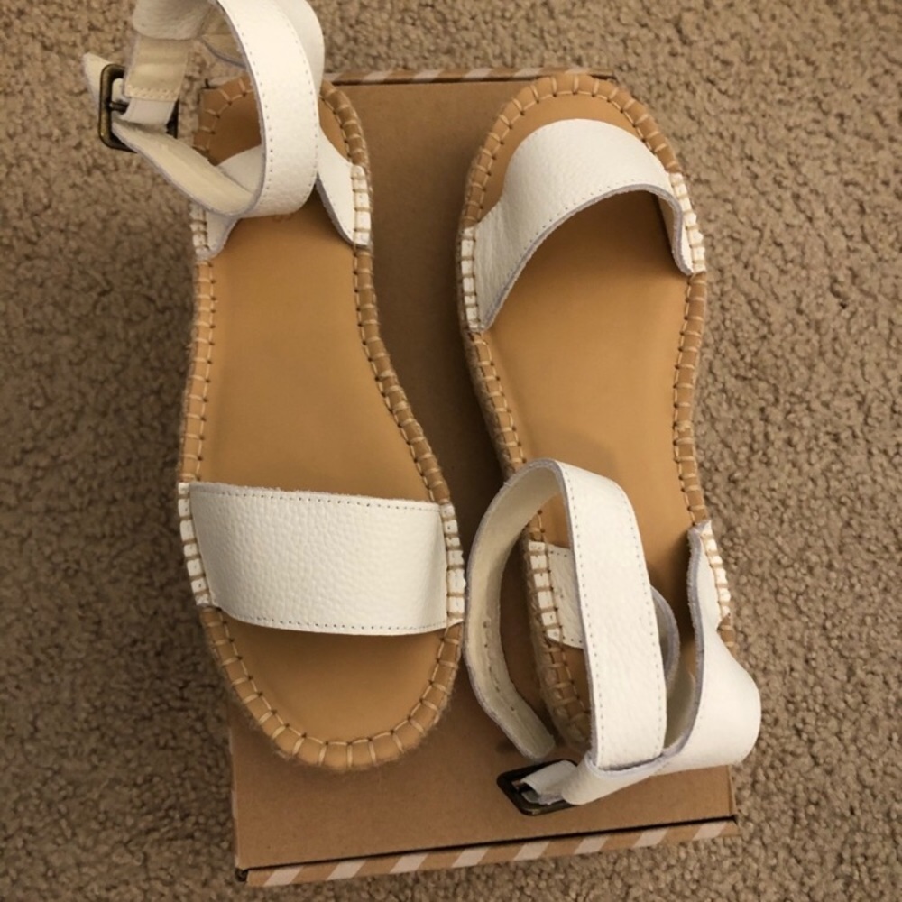 Soludos NWT!☀️ Cadiz Espadrille Sandal in White - Picture 8 of 8